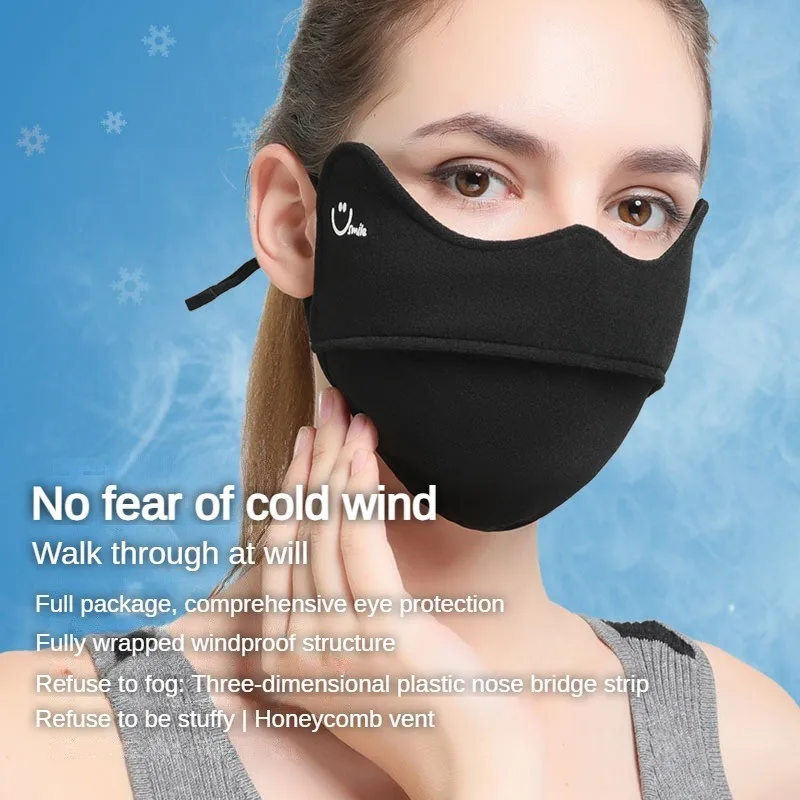 3Ply warm three-dimensional fashion Mask breathable windproof thickened Eye protection corner mask