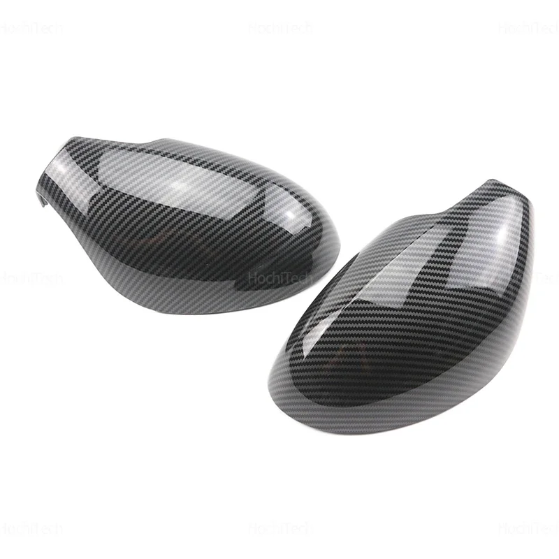 For Seat Ibiza MK3 6L 2002-2008 High Quality Carbon Fiber Car Rear View Door Wing Side Mirror Cover Caps Shell Case With Tool