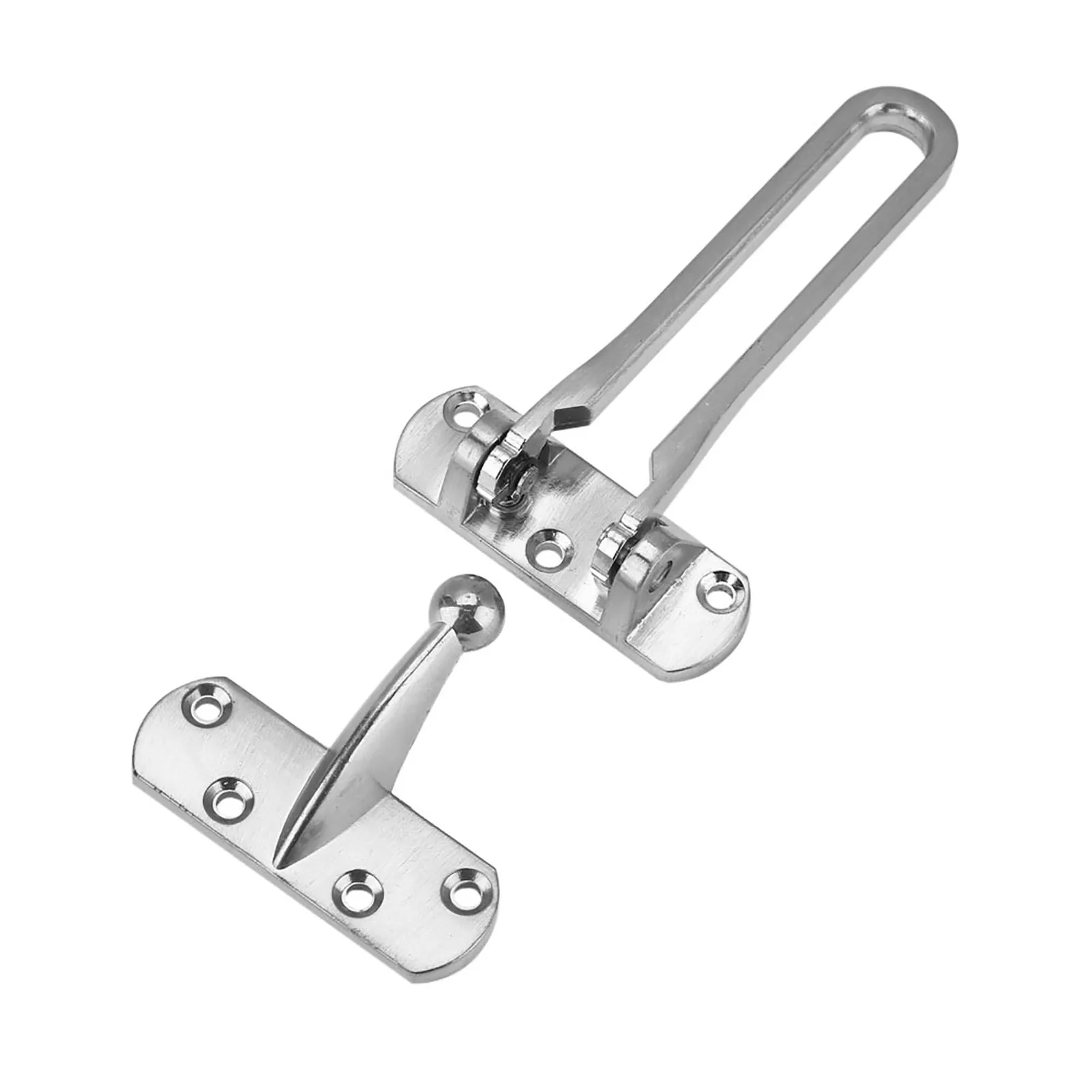 

Heavy Duty Zinc Alloy Door Lock Safety Guard Security Door Latch Reinforcement Door Stopper Anti Theft Lock Home Hotel Use