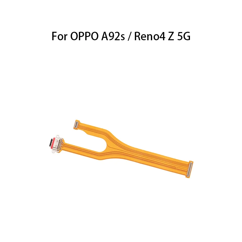 Gefensi USB Charge Port Jack Dock Connector Charging Board Flex Cable For OPPO A92s / Reno4 Z 5G