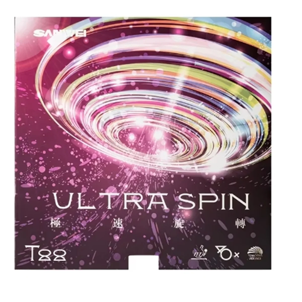 Оригинальная накладка для настольного тенниса SANWEI ULTRA SPIN T88, губка для пинг-понга с петлей для управления вращанием