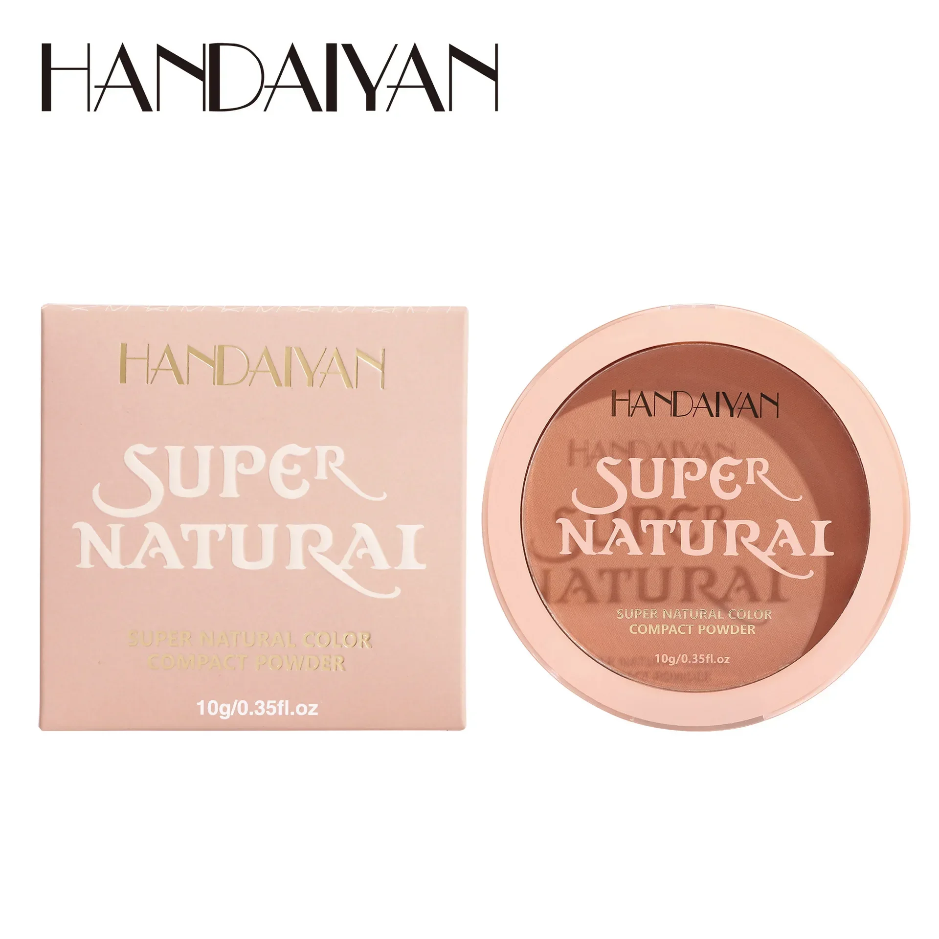 HANDAIYAN 8 Color Setting Powder Oil Control Matte Long Lasting 24h Natural Skin Color Fashion Powder Shrink Pores Concealer 10g