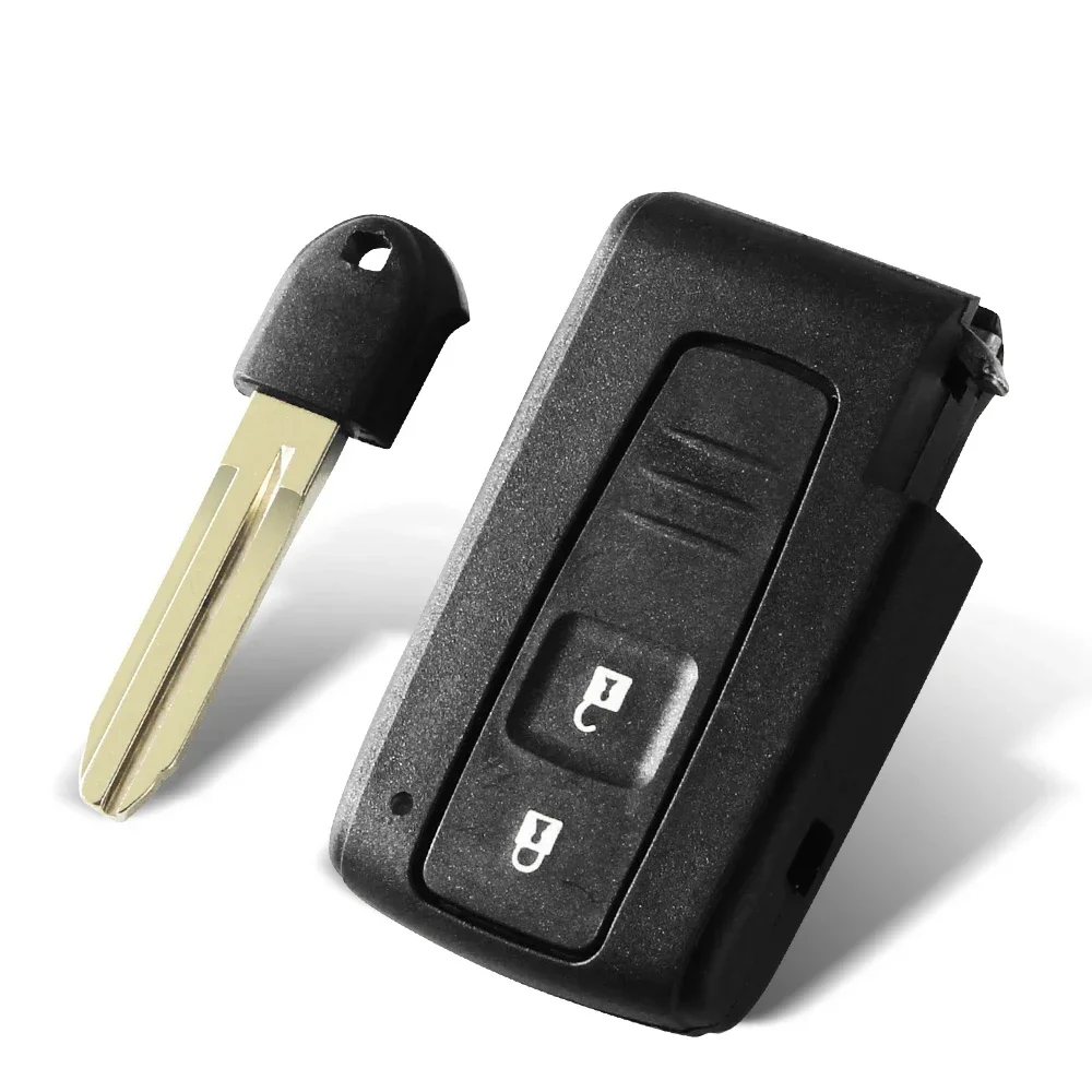 KEYYOU 2/3 Buttons Smart Remote Key Shell Case For Toyota Prius Corolla Verso TOY43 Blade