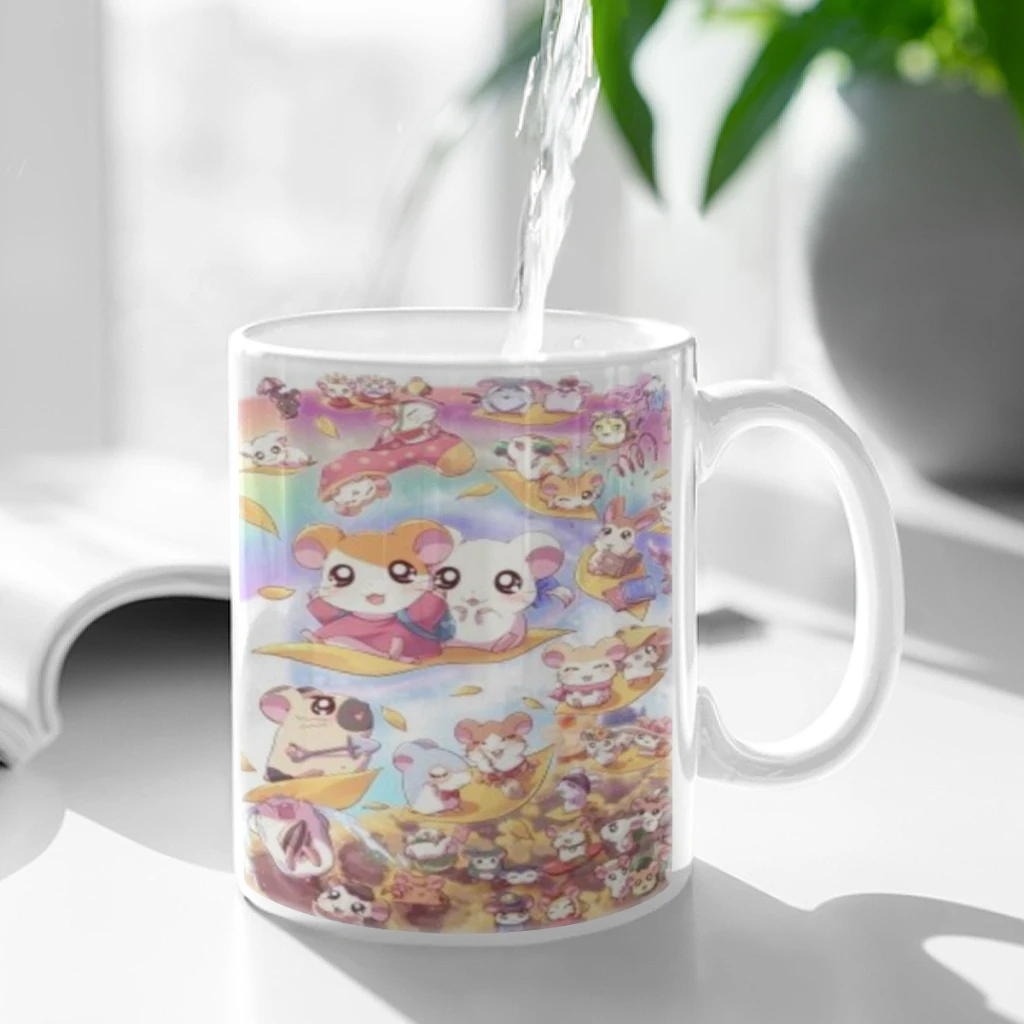 Hamtaro Hamster Free shipping Ceramic Cup Coffee Oatmeal Breakfast Cup Creative Personality Mug