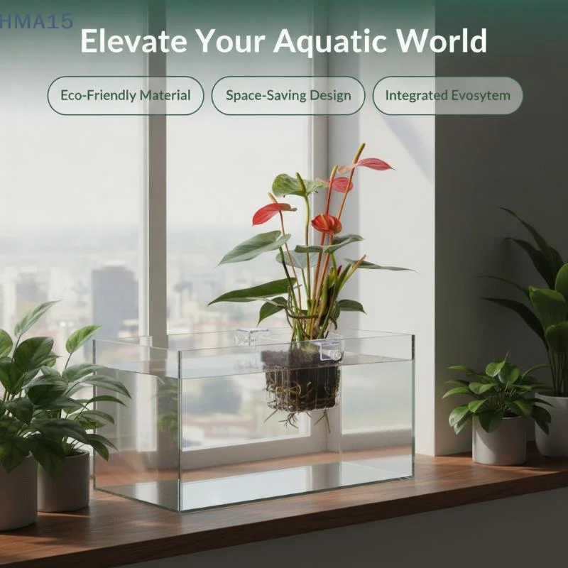 【YA】Maceta hidropónica transpa - Aquarium Fish Pot reseña y precio