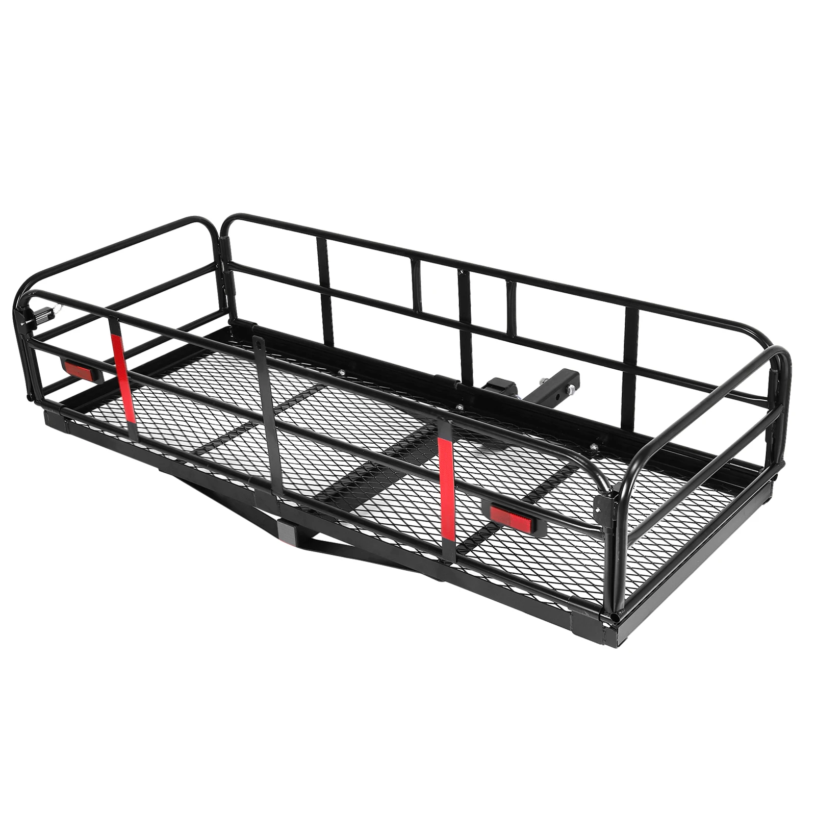 

Велокрепление на фаркоп Hitch Cargo Carrier, 60x24x14 дюймов, грузоподъемность 500 фунтов, для 2-дюймового приемника, со стабилизатором фаркопа, для внедорожников, грузовиков, пикапов