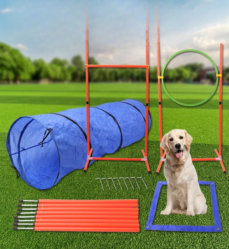 

Agility Training Circle, Ground Around The Pole Jumping Bar Obstacle Course Training Equipment