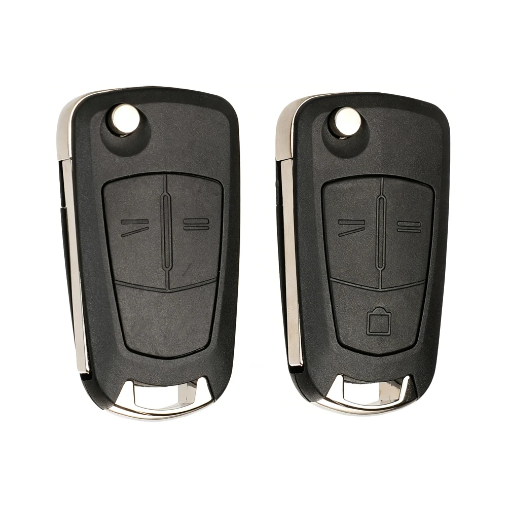 Suitable for 2/3 button Opel folding remote control car key case replacement parts
