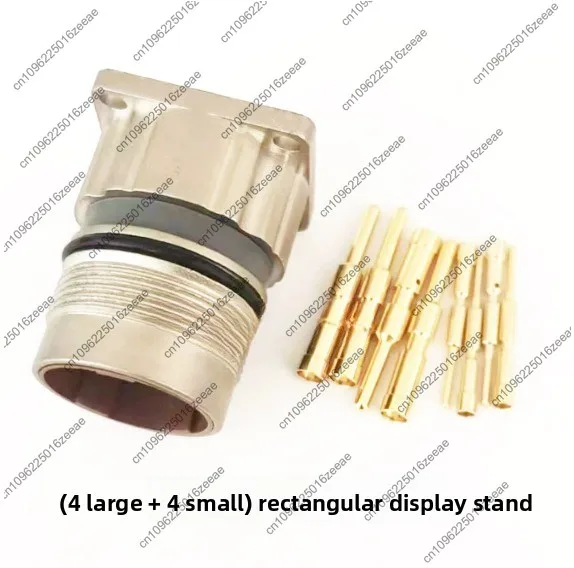 1pc m23-8pin 8-core male pin servo motor power cable plug