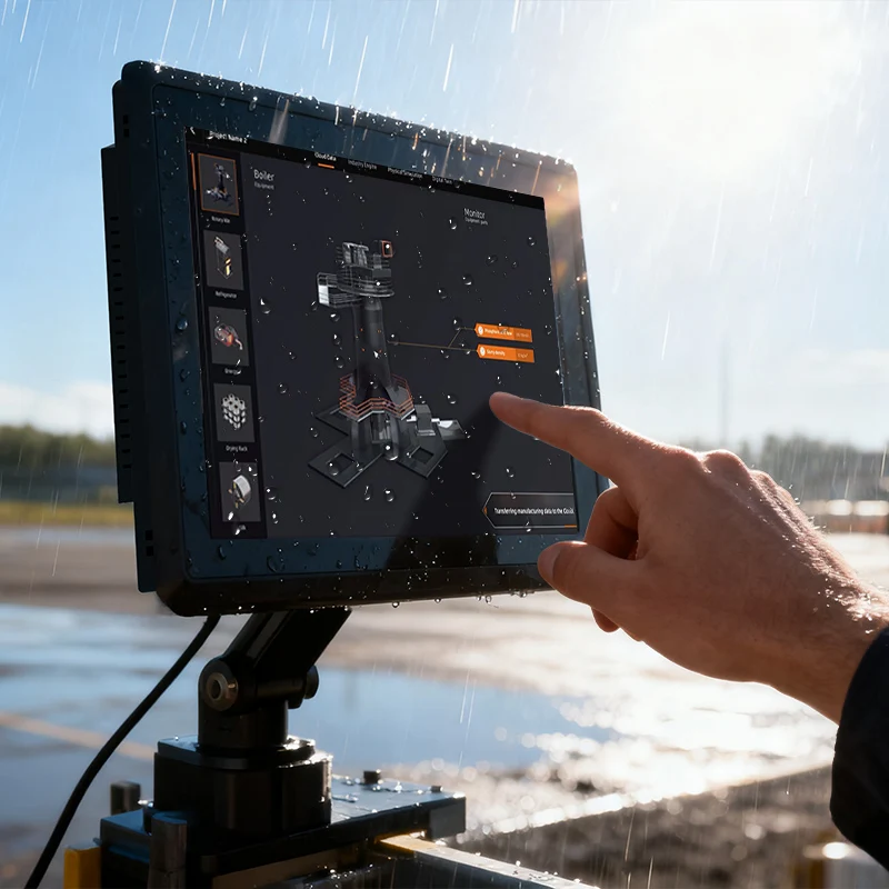 High Brightness 1000nit  10.1-21.5 Inch Embedded Touch Screen  IP65 Waterproof Industrial Touch Screen