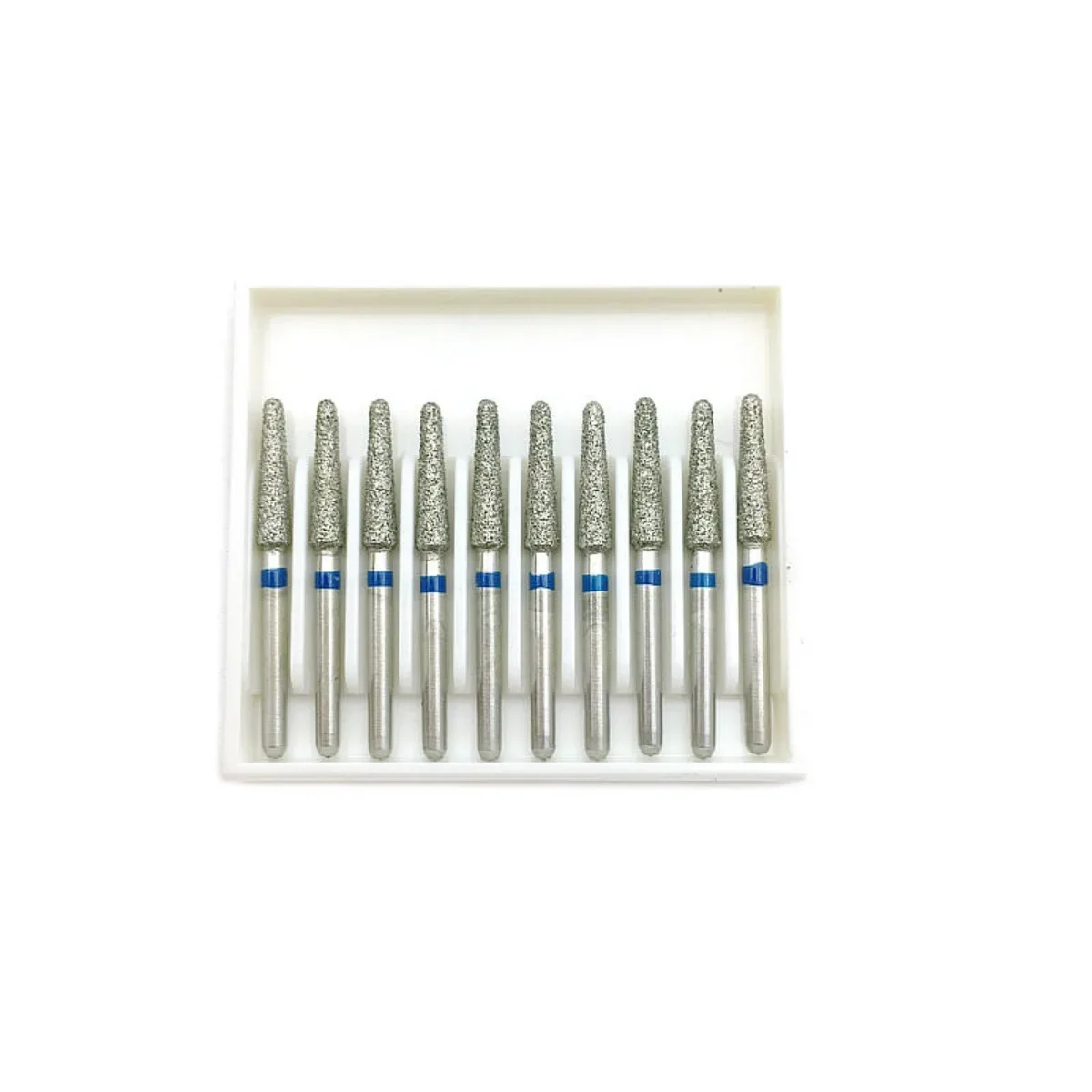 Dental Lab Diamond Burs Drill Polishing Smoothing Whitening for High Speed Handpiece TR-14 10pcs/box