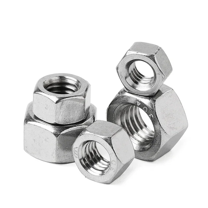 1/2-12 1/4-20 1/8-40 3/16-24 3/4-10 3/8-16 5/16-18 5/32-32 5/8-11Anglo American UK US Standard Hex Hexagon Nuts Stainless Steel