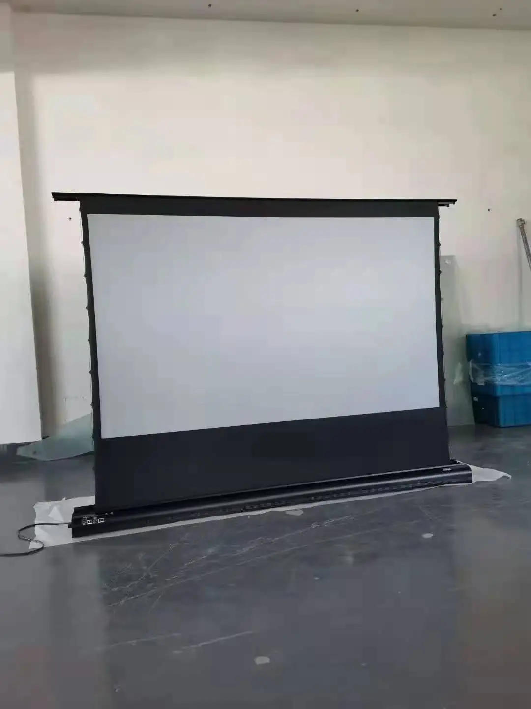 TELON SCREEN 100 ~120 Inch 16:9 UST Laser Projector Ultra Short Throw Movie Screen Motorized Floor Rising ALR ProjetionScreen