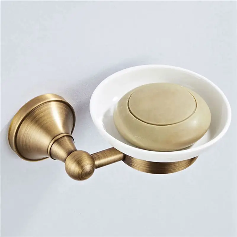 ABGH-2X Antique Soap Dish Holder Bronze Brushed Bathroom Soap Dishes Holder With Dish Holders For Bathroom Toilet
