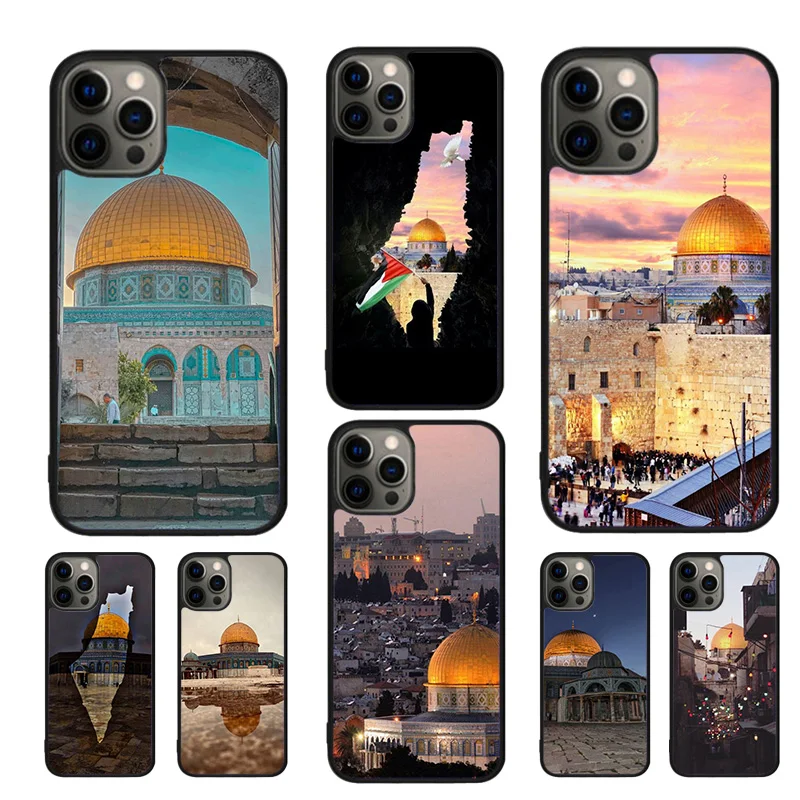 Jerusalem Building Celular Mobile Smartphone Cases For iPhone 16 15 14 12 13 mini 11 Pro MAX 6S 7 8 Plus SE2020 Coque Fundas