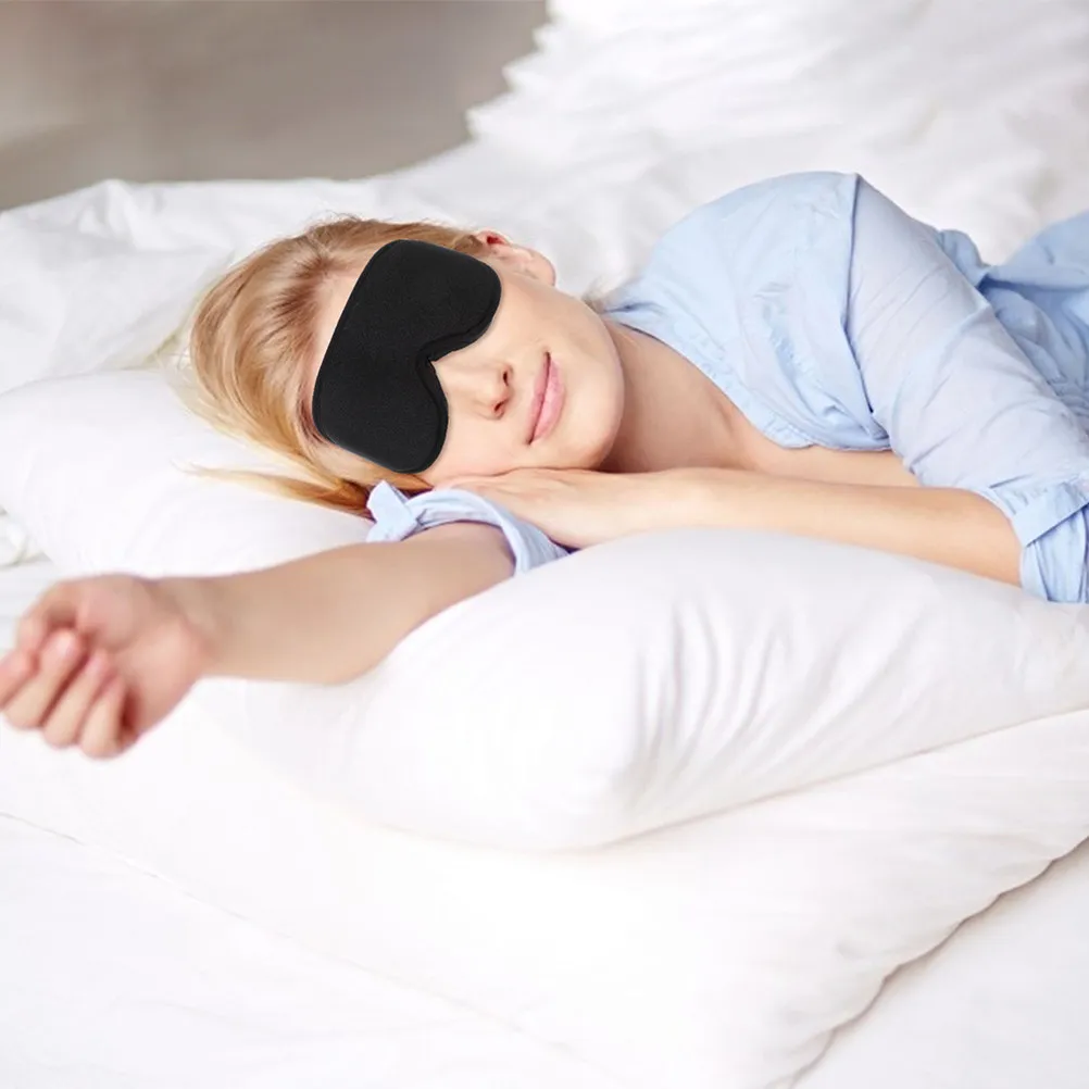 Comfortable Adjustable Memory Foam Sleep Eye Mask Blocks Light Soothes Delicate Skin Improves Sleep Quality Travel Home Sleeping