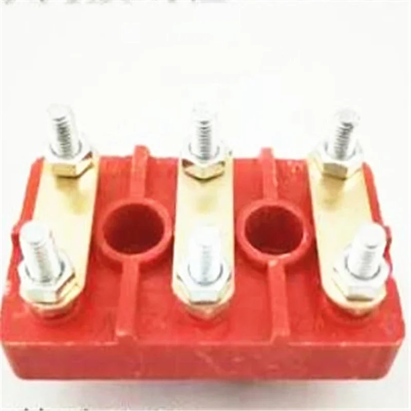 6pcs Y100-132 Terminal Board For Electric Motor Y100 Y112 Y132 Frame Three Phase Terminal Wiring Circuit Block Spare Parts