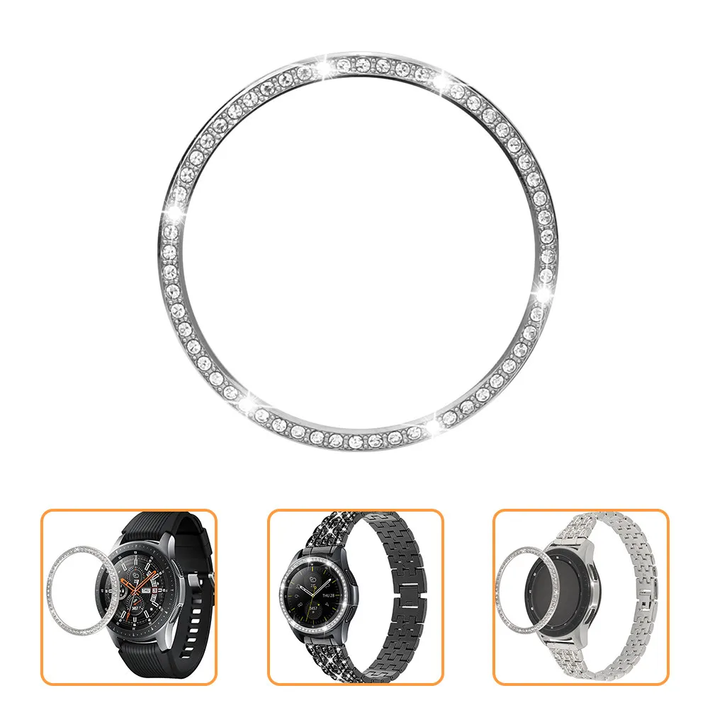 Watch Bezel Ring Bling Shiny Metal Decoration Protector 4 42Mm Seamless Ultra Thin Stylish Dust Wear Resistant