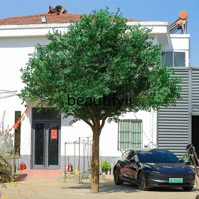 z banyan large fake tree wishing tree hotel indoor and outdoor landscaping bionic green plant decoration wedding window prop