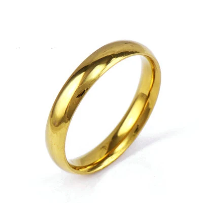 Fashion Women/Men Simple Stainless Steel Rings Wedding Band Jewelry Silver Color/black 316L Titanium Rings SIZE 4 5 6 7 11 12