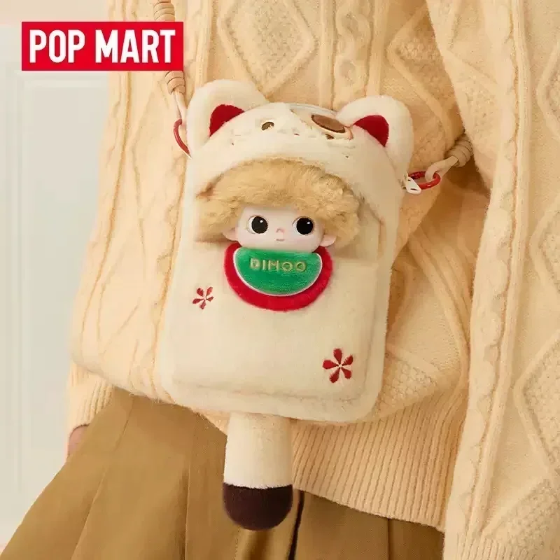 Pop Mart Dimoo Seria Tkane Cudowności Telefon Poszewka na Poduszkę Torba Niespodzianka Mystery Box Lalka Śliczna Figurka Anime Torebka Niespodzianka Zabawki Dekoracja na Biurko