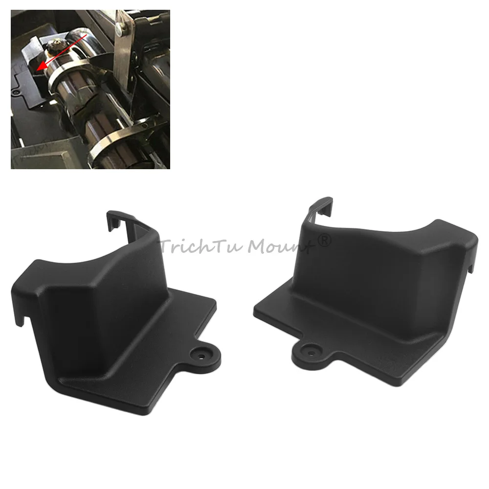 For Polaris RZR XP 1000 EPS 2015 2016 2017 2018 #5452043-070 5452044-070 UTV Part 1 Pair Shock Reservoir Panel Plastic Black