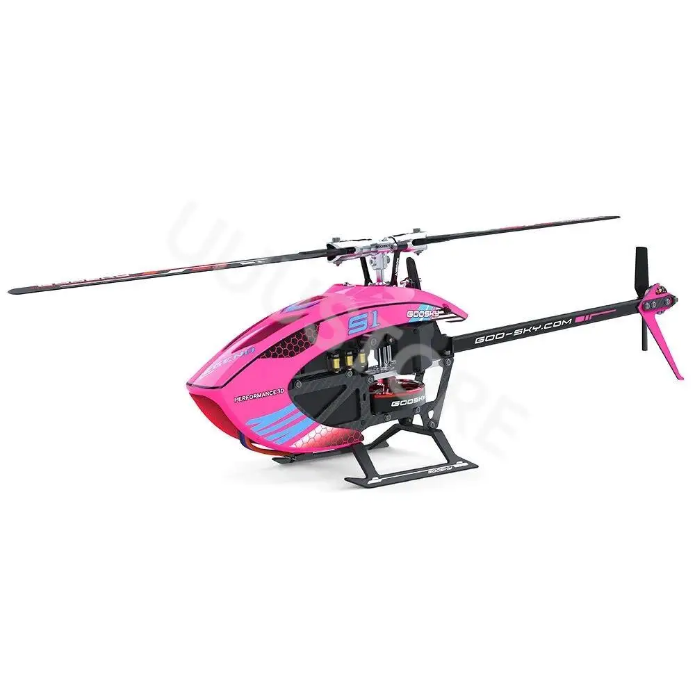 GOOSKY S1 6CH 3D Aerobatic Dual Brushless Direct Drive Motor RC Helicopter BNF with GTS Flight Control System RC Model