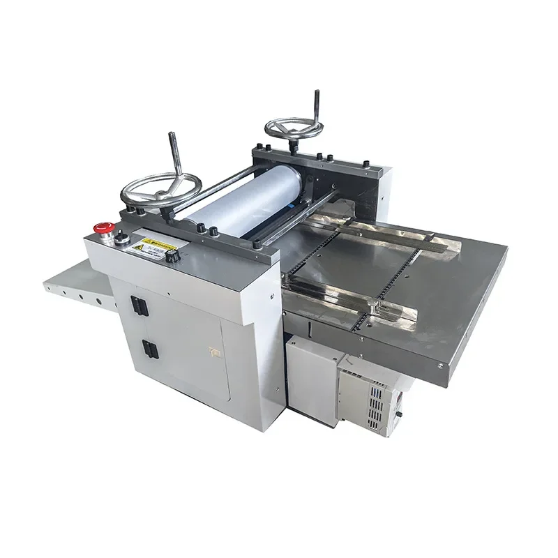 YW320 electric embossing machine pressure adjustable pattern roller can be replaced with paper automatic embossing machine