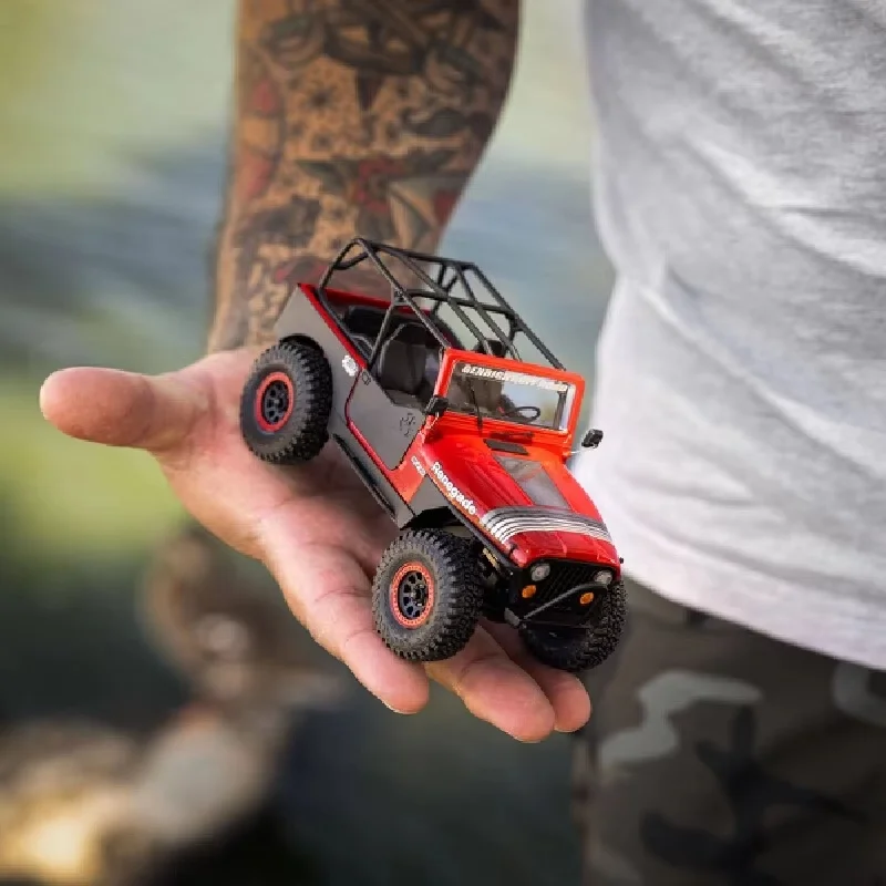 New In Stock AXIAL 1/30 Scx30 Jeep CJ-7 Rc Car 4Wd RTR Brushed Motor With Charger 2S Battery Off Road Climbing Vehicle Hobby Toy