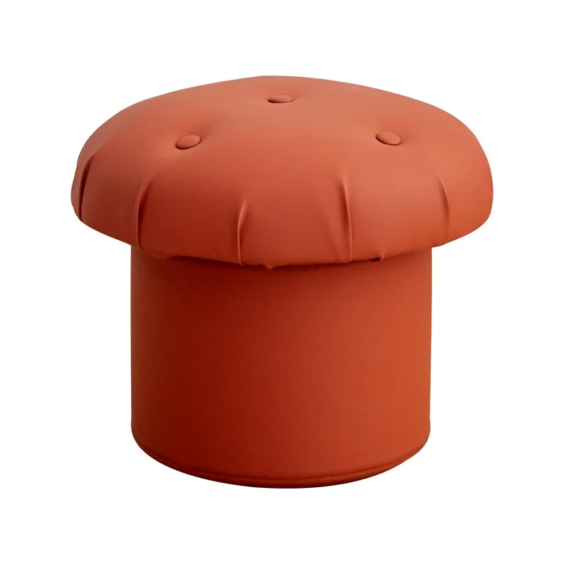

Children's home shoe change stool soft bag household door coffee table sofa small stool soft mushroom stool