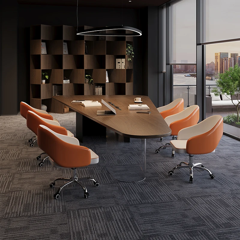 

Modern Design Office Desk Aesthetic Minimalist Luxury European Large Office Desk Conference Computer Scrivania Trendy Furniture