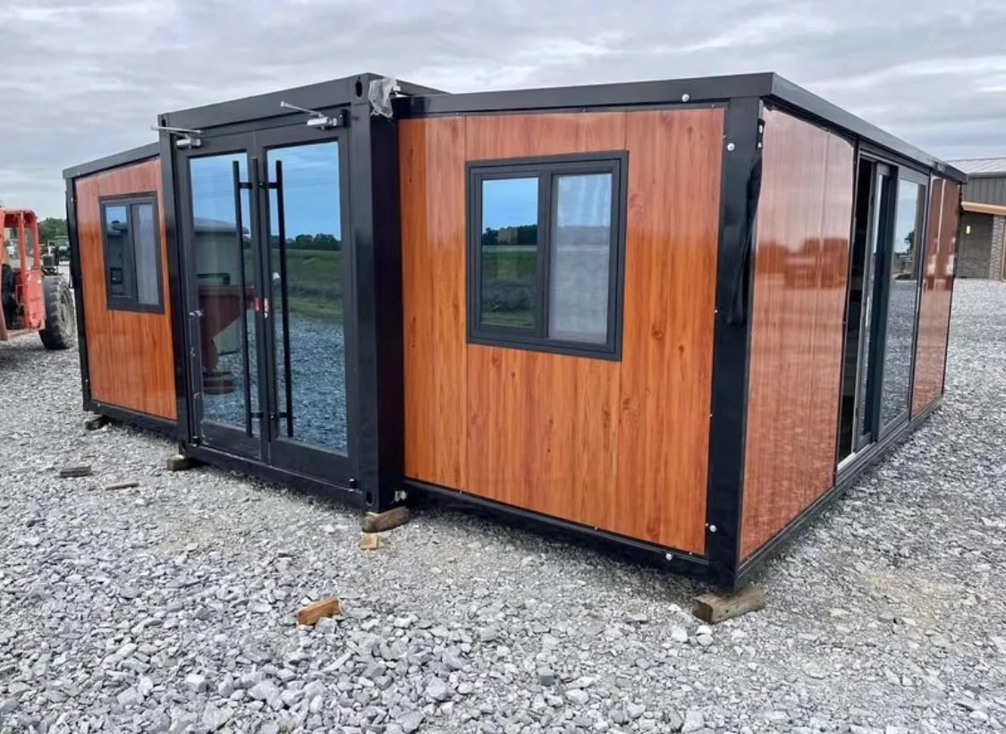 20ft/30ft/40ft Expandable Prefabricated Hotel Luxury Expandable Modular Container House with Flat-pack Modular Assembly House