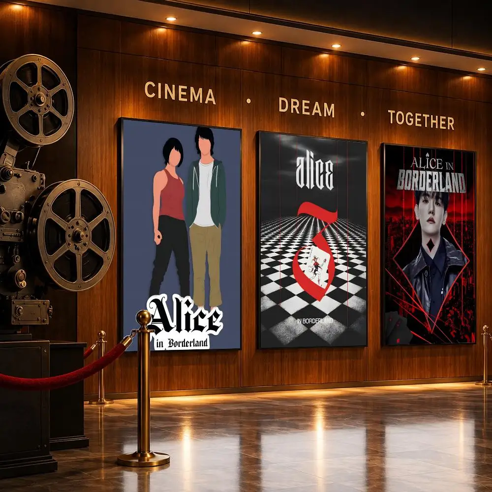 TV Series A-Alice In Borderland Poster HD Home Sticky Wall Waterproof Home Living Room Bar Aesthetic Decor