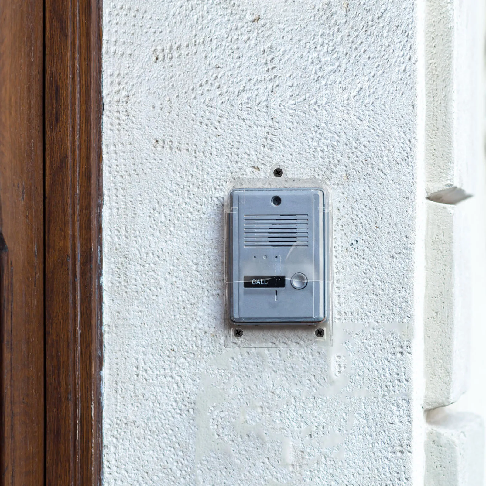 

Waterproof Doorbell Cover Outdoor Protective Case for Wall Mount Transparent Durable Rain Snow Proof Camera Speaker Box