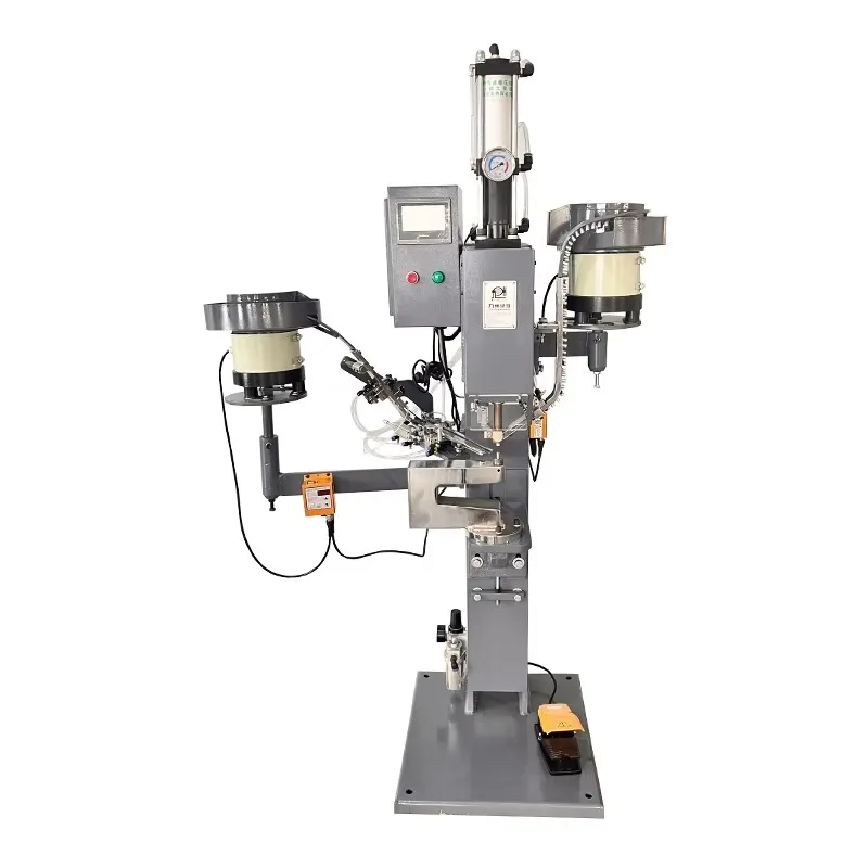 JZ-989MD Pneumatic Automatic Riveting Machine with Special S Seat for Inline Skates / Roller Skates / Ice Skates