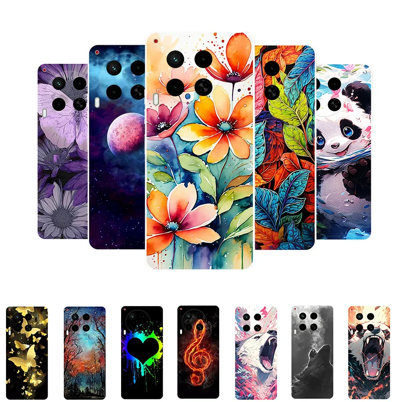 

Silicone Case For Tecno Camon 30 5G Flowers Panda Coque Fundas For Tecno Camon 30 5G CL7 Case Soft TPU Protective Cover