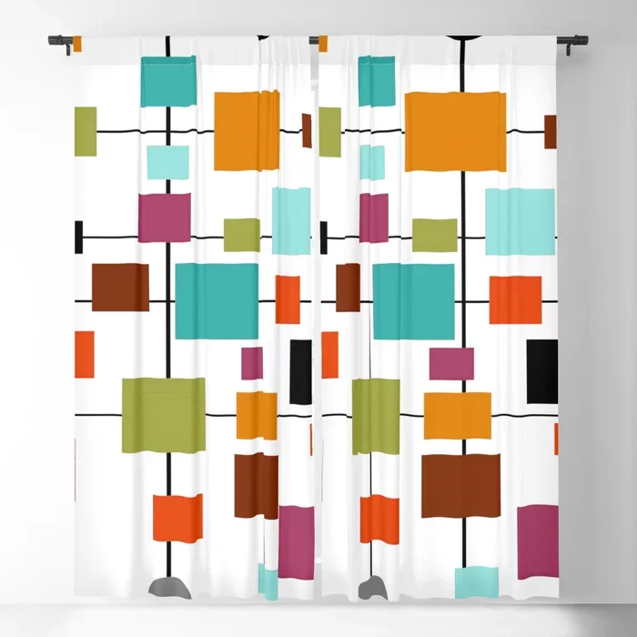 

Шторы светонепроницаемые среднего века с 3D рисунком, Современные художественные Оконные Занавески для спальни, гостиной, украшения для окон