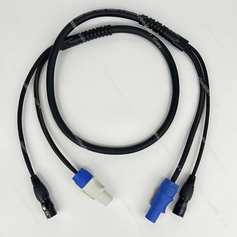 Stage Lighting Power Signal Connection Cable 2-in-1 Power Signal Combination Cable Beam Light Handle Combination Cable