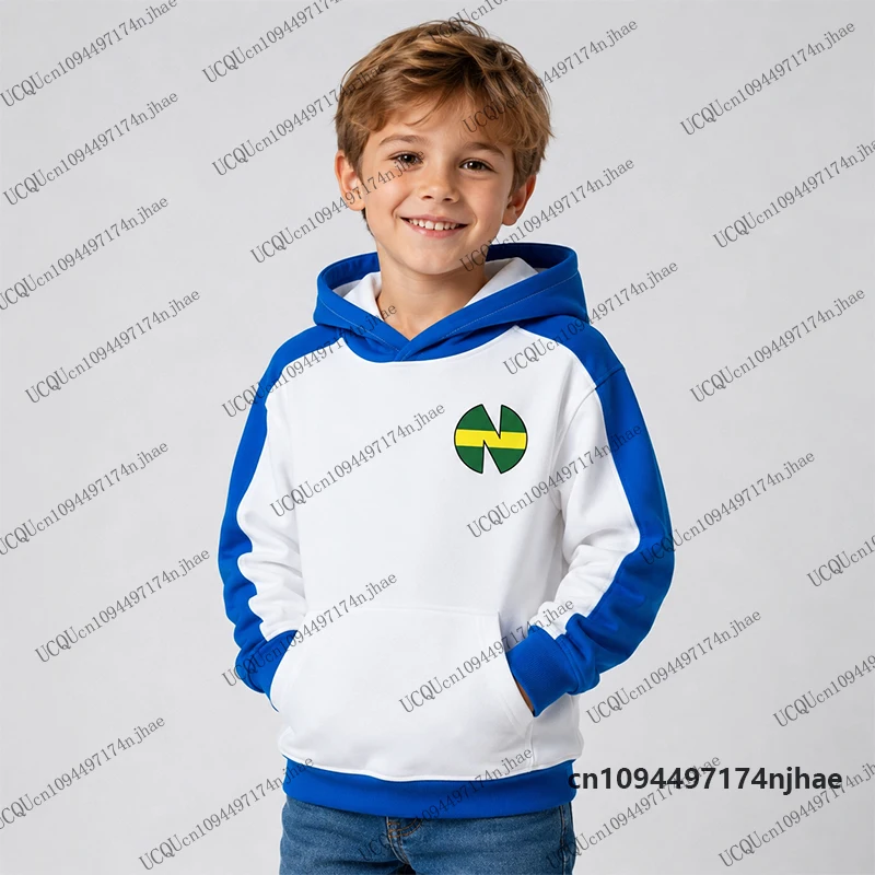 Anime Nankatsu Captain Tsubasa Print Hoodies For Children Autumn Long Sleeve Pullover Oversized Sportswear Casual Kids/Adult Top