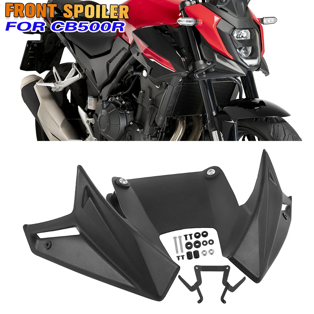 

For Honda CB500 Hornet CB 500 2024-2025 Motorcycle Sport Downforce Spoiler Naked Front Spoilers Aerodynamic Wing Deflector