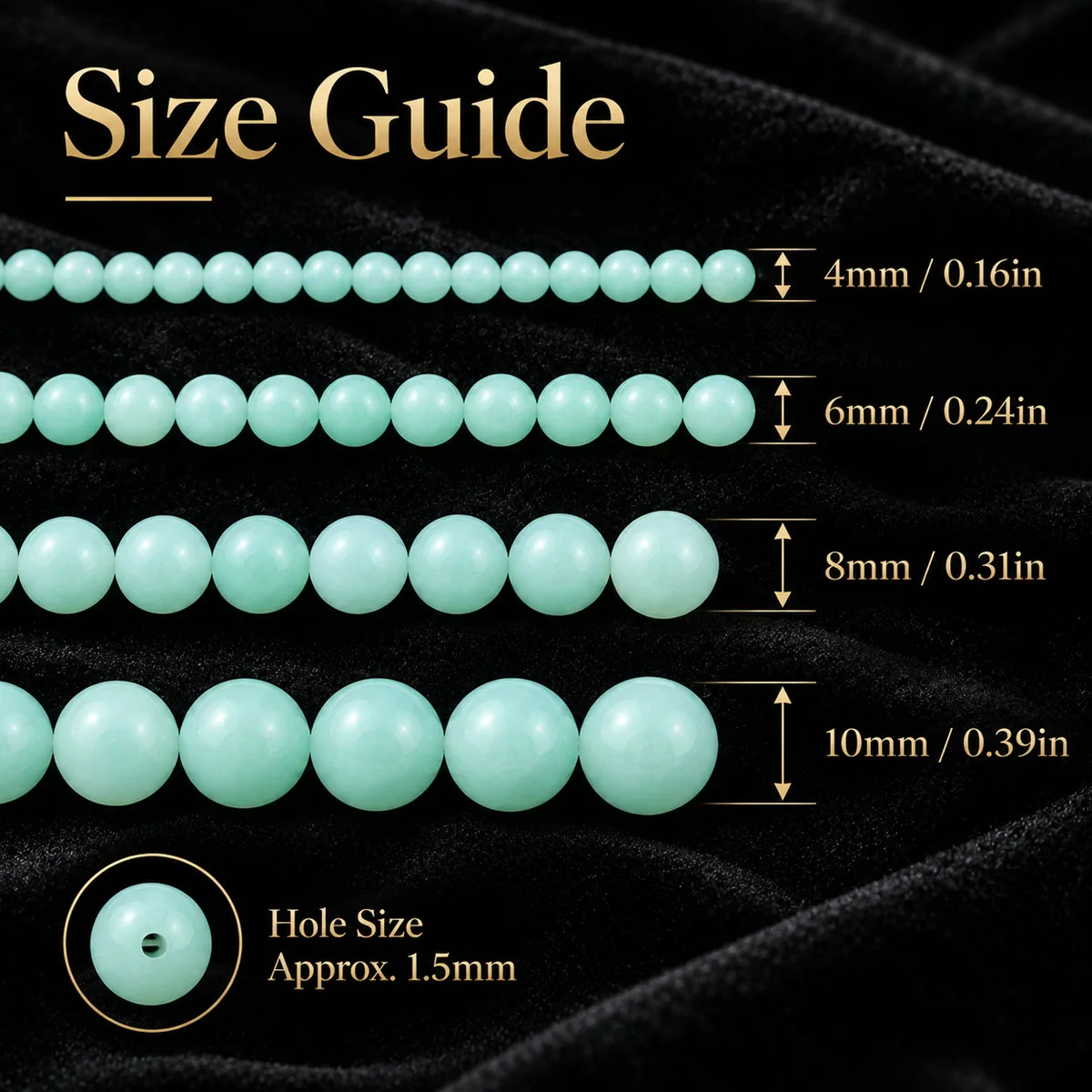 4/6/8/10mm Half Strand Natural Stone Amazon Chalcedony Beads Loose Round Spacer Beads for Jewelry Making DIY Bracelet Necklace