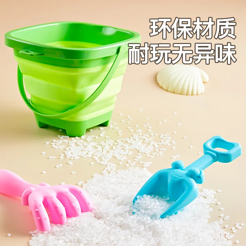 Summer Beach Sand Play Toys for Kids SandBox Set Kit Water Toys Sand Bucket Pit Tool Outdoor Toys for Children Boy Girl Gifts