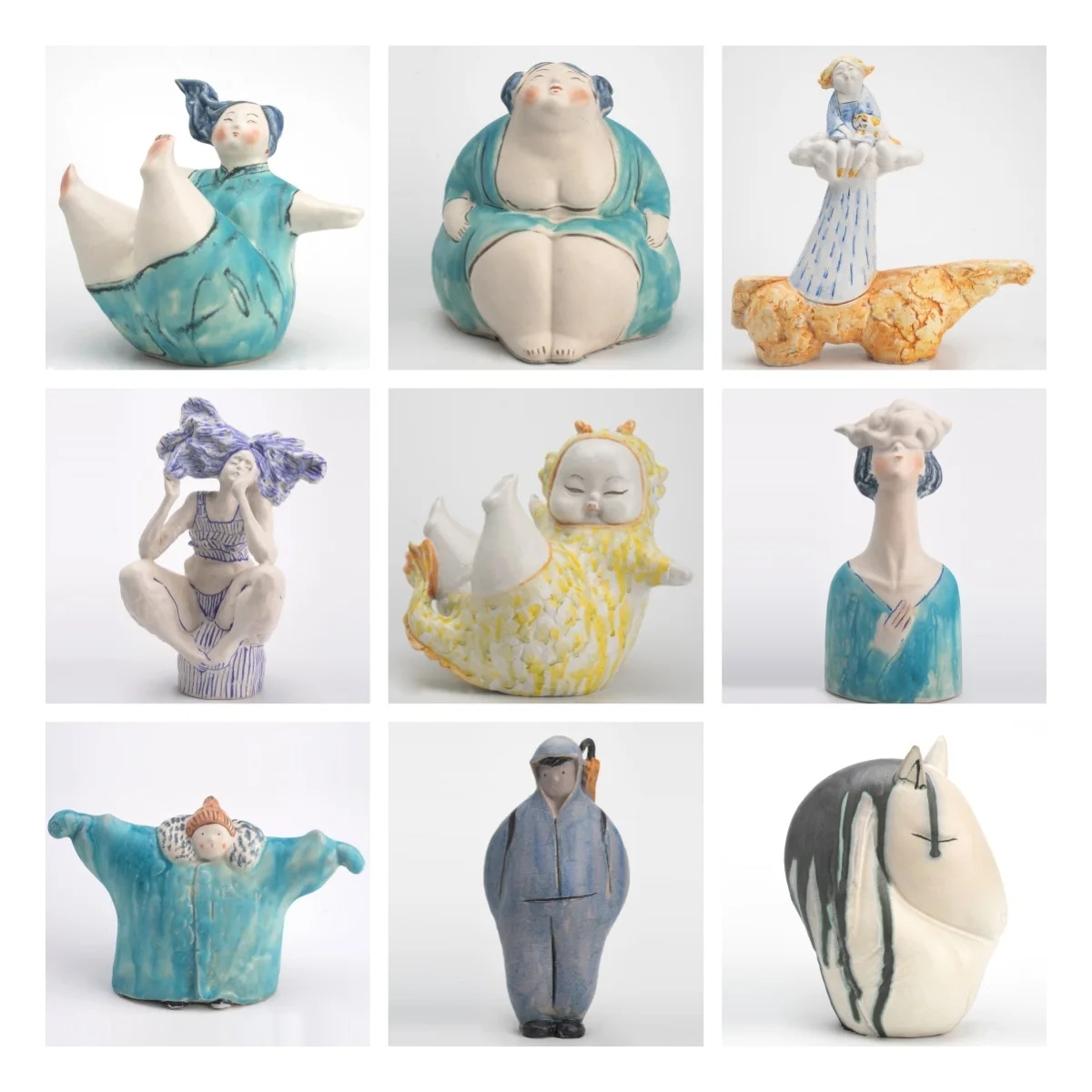 Figura de adorno de cerámica.