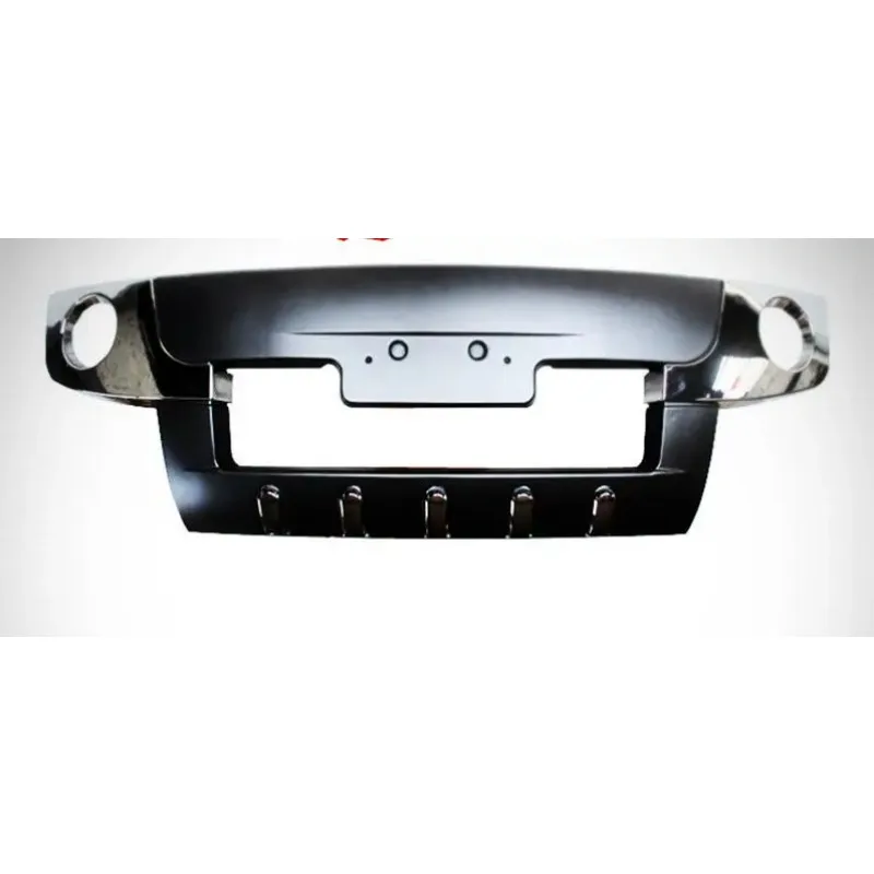 High quality plastic ABS Chrome Front+Rear bumper cover trim fit for 2006-2012 Hyundai Tucson Car styling