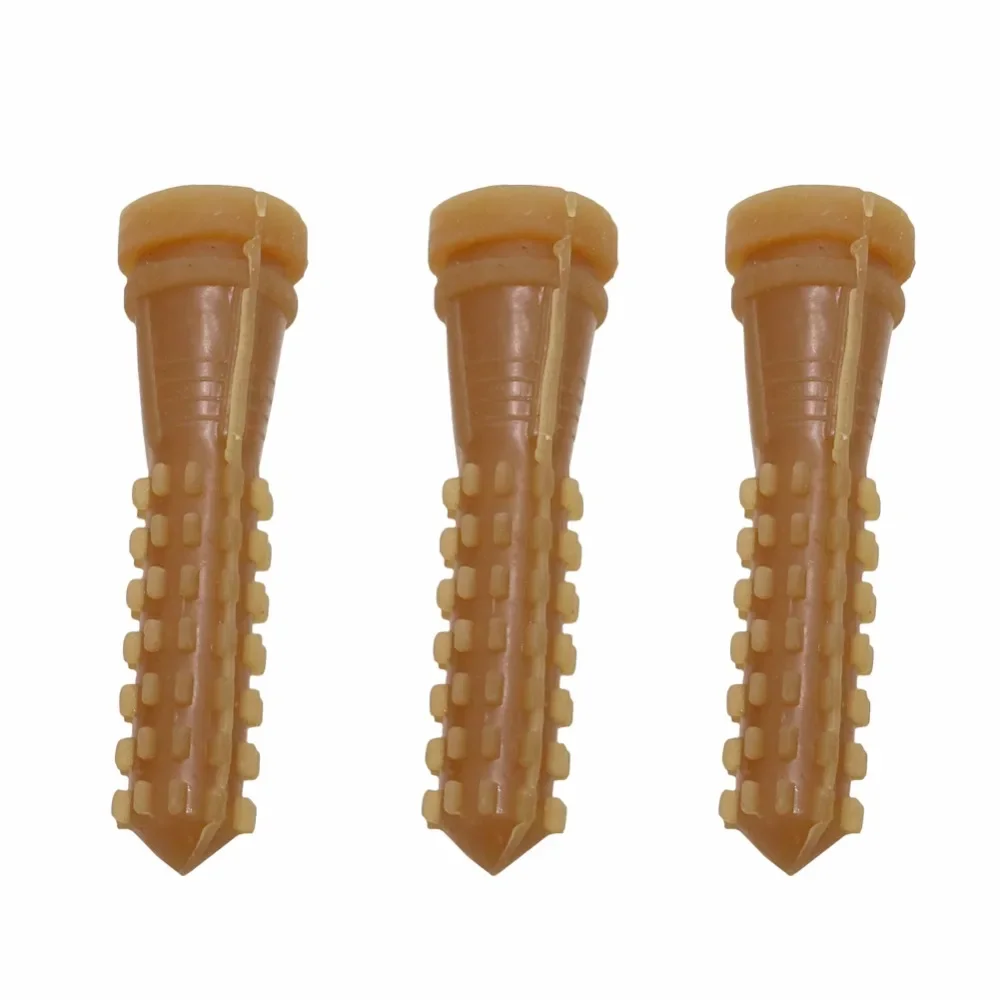 50 pcs 9.5 cm Poultry Plucking Fingers Hair Removal Machine Glue Stick Chicken Plucker Beef tendon material corn rod