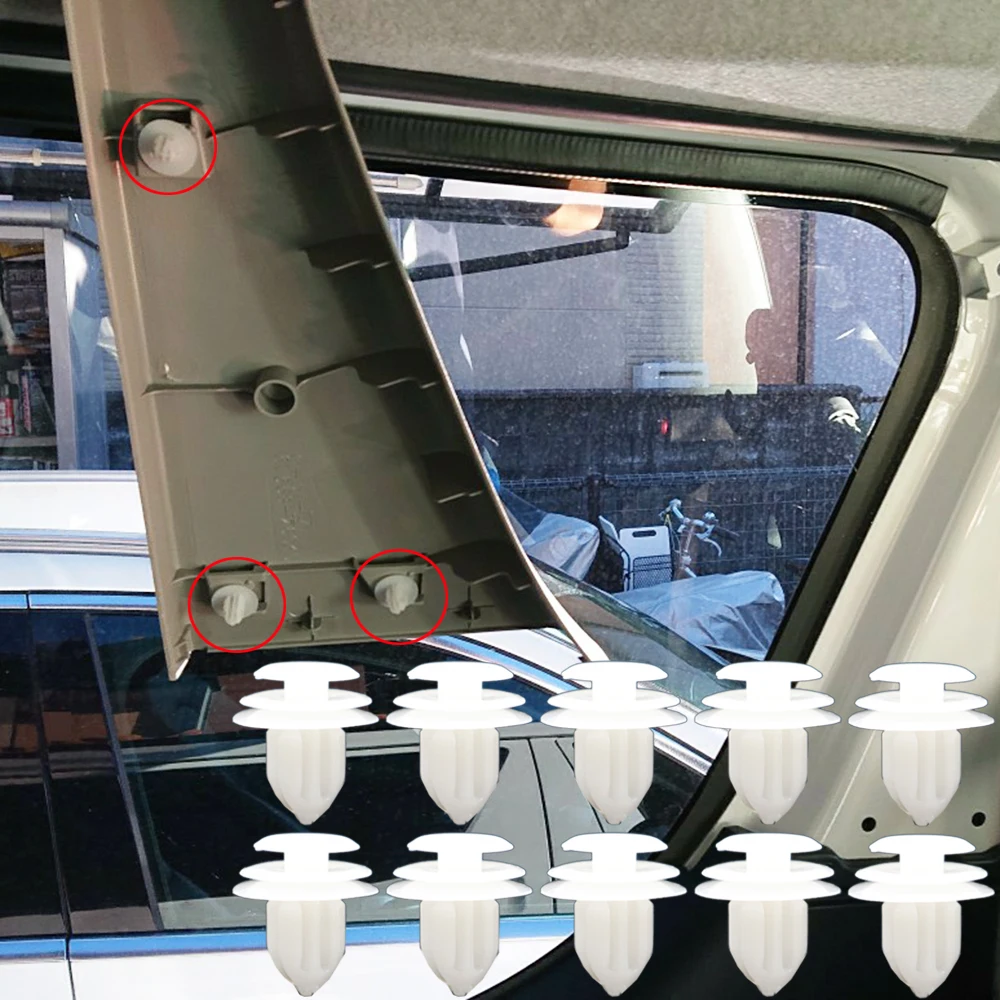 Painel de guarnição do cartão da porta do carro forro interior clipe rebite prendedor para honda accord civic jazz integra stepwgn CR-V 2003 - 2016