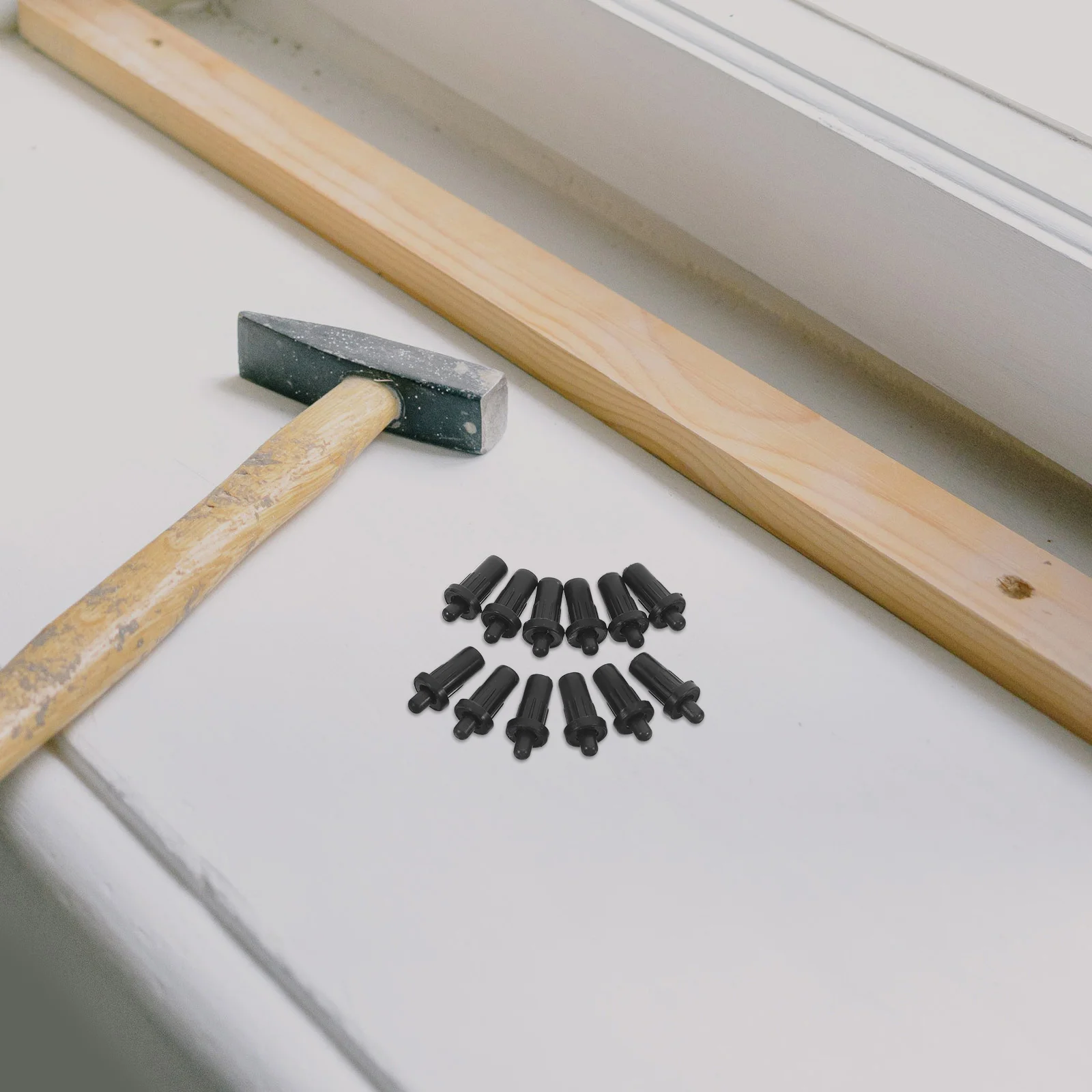 

24pcs Cabinet Door Repair Pins Dampers Plastic Tip Closers Smooth Spring Kitchen Cupboard Buffer Hinges Furniture Accessories