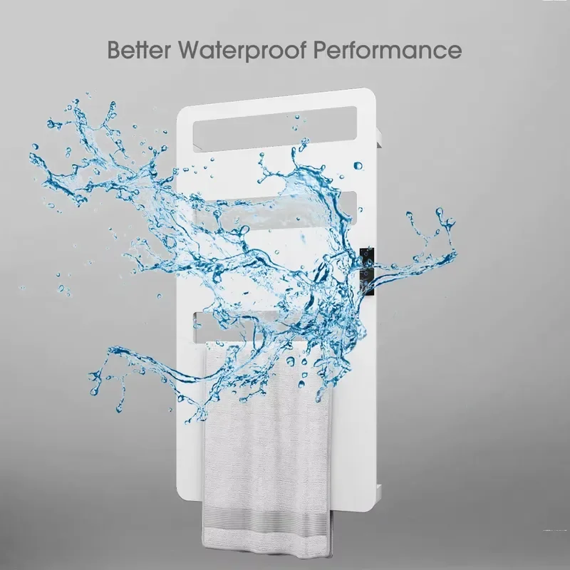 2026 New, High Quality Wall Mounted Heated Towel Rack for Bathroom with IP54 Waterproof Rating Efficient Drying and Space