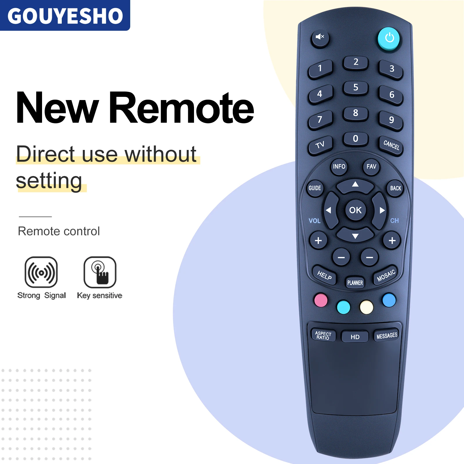 

NEW Remote Control for Telecomanda Receptor Satelit Dolce Telekom Romania TV