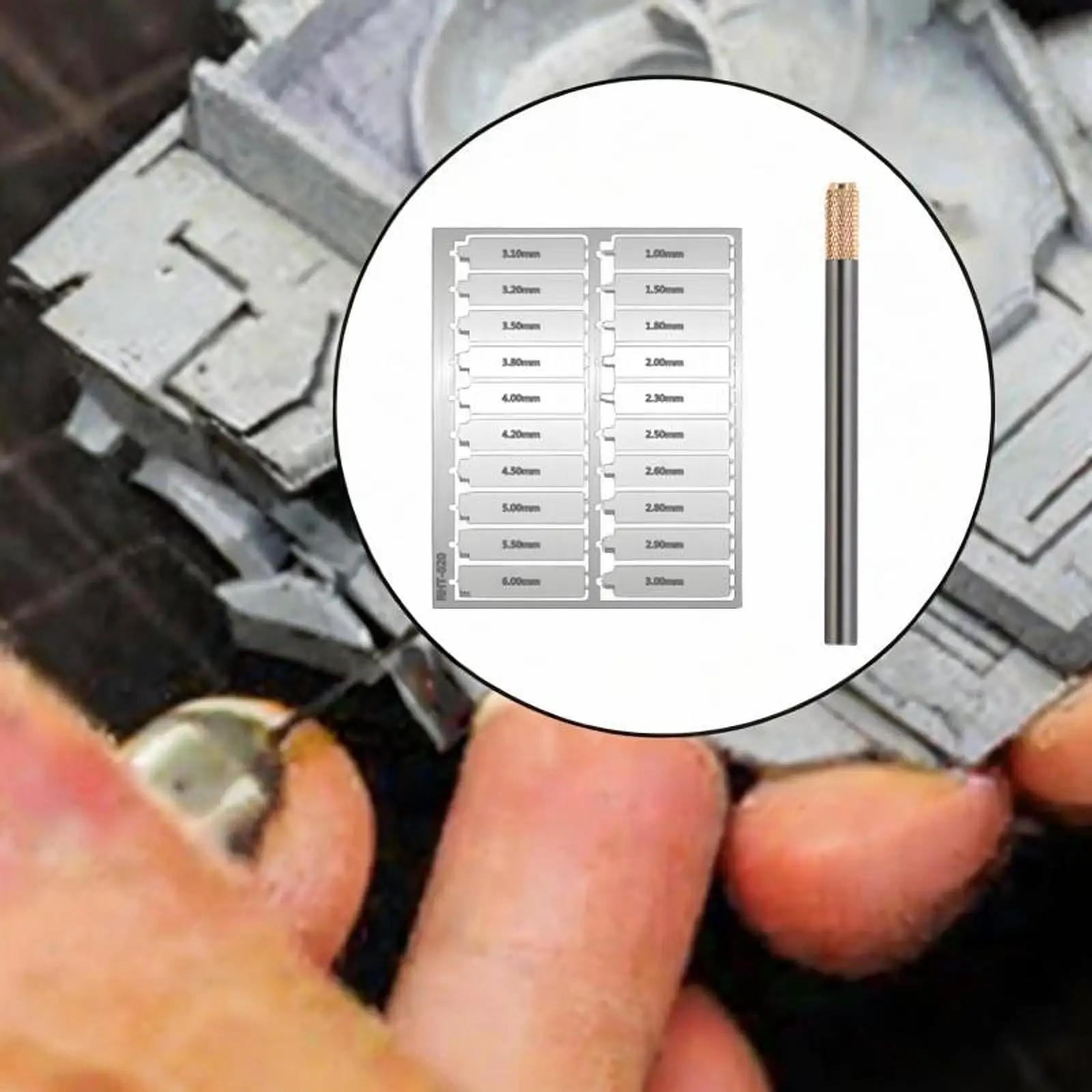 

20x базовых инструментов для изготовления круглых отверстий с плоским дном для модели поделок